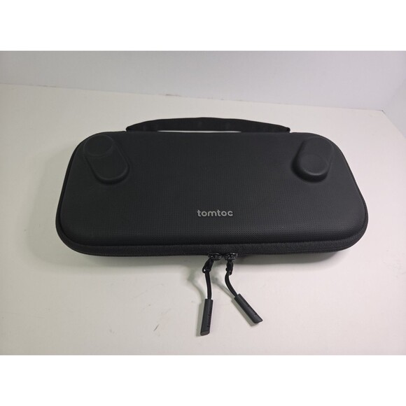 Nintendo Switch 2 tomtoc Slim Hard Shell Carrying Case - Black - Picture 1 of 7